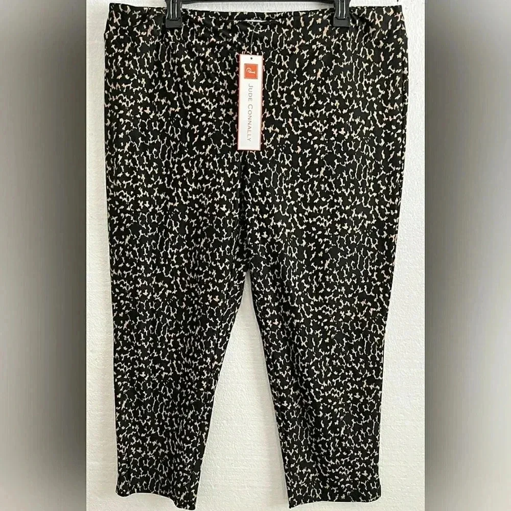 Jude Connally XXL Crop Resort Cruise Leggings Capris Travel Stretch Pull-On New